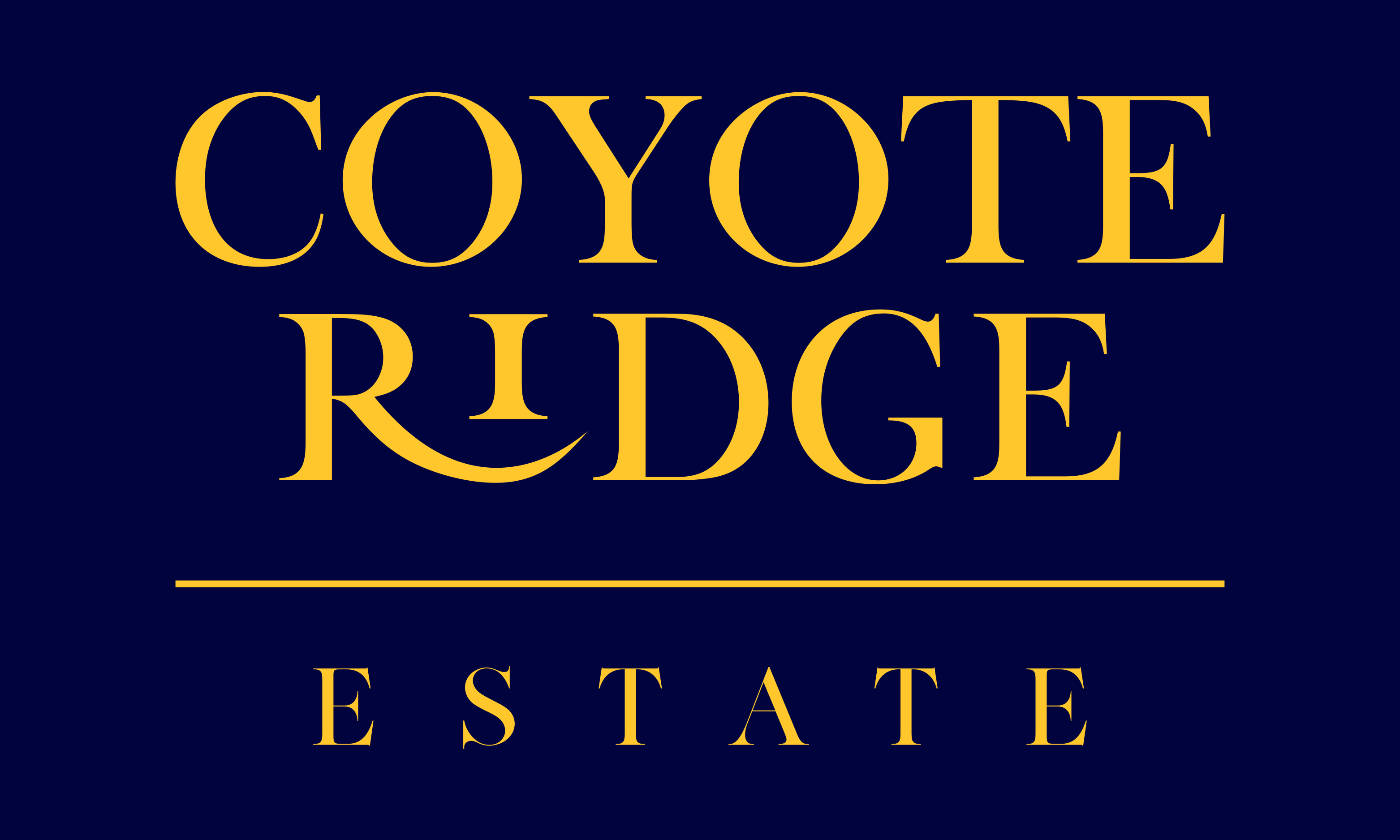 Coyote Ridge Estate
